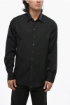 Dsquared2 Popeline Fullback Shirt With Back Print In Black
