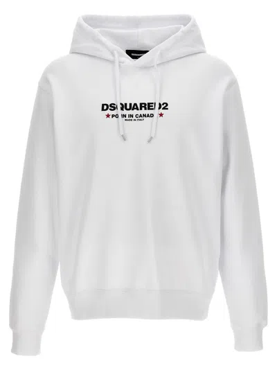 Dsquared2 Porn In Canada Hoodie In White