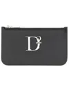 Dsquared2 Pouch With Logo In Black