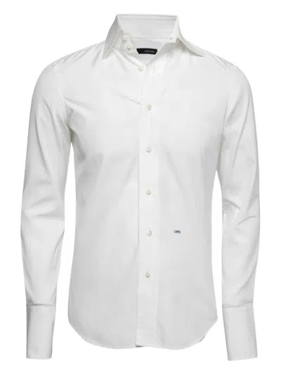 Pre-owned Dsquared2  Cotton Shirt In White