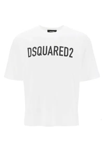 Dsquared2 Premium Cotton T-shirt For Men In White