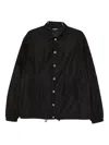 Dsquared2 Press-stud Fastening Jacket In Black
