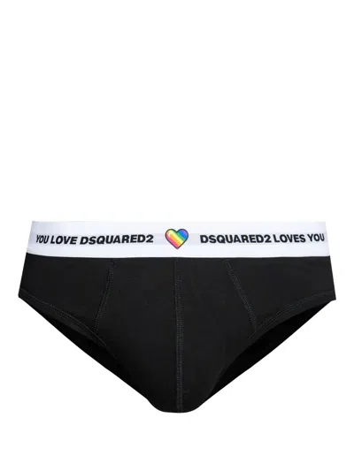 Dsquared2 Pride Briefs In Black