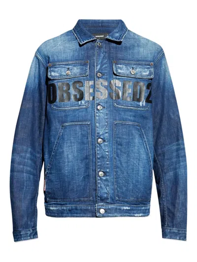 DSQUARED2 PRINT DENIM JACKET