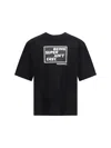 Dsquared2 Oversized Cotton T-shirt Featuring Graphic Design In Black