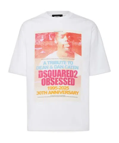 DSQUARED2 DSQUARED2 LOGO-PRINTED CREWNECK T-SHIRT