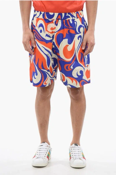 DSQUARED2 PRINTED BEACH WAVES SHORTS