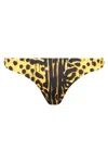 Dsquared2 Printed Bikini Hipster In Yellow