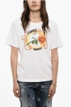 Dsquared2 Printed Cotton Crew-neck T-shirt