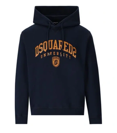 DSQUARED2 DSQUARED2 PRINTED COTTON HOODIE