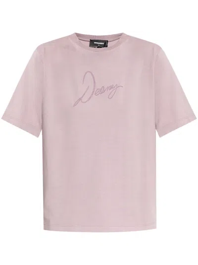 DSQUARED2 PRINTED COTTON T-SHIRT