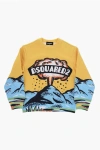 Dsquared2 Printed Crew-neck Sweatshirt