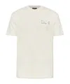 Dsquared2 Ivory T-shirt With Logo Print Men In White