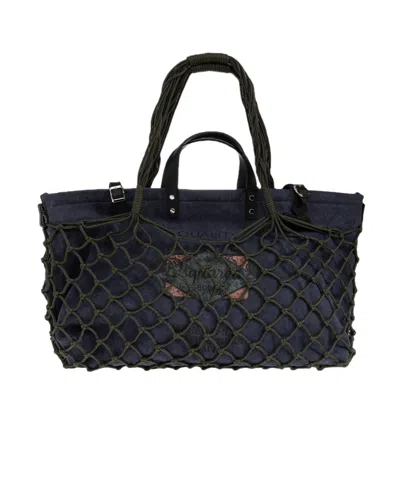 Dsquared2 Printed Double-handled Tote Bag In Blue