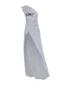 Dsquared2 One-shoulder Split Dress In Gray