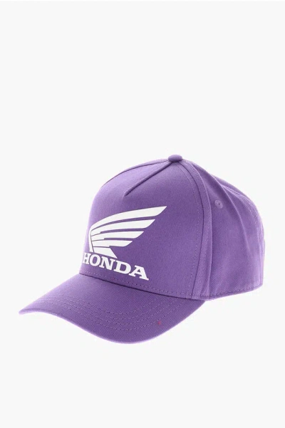 Dsquared2 Printed Honda Baseball Cap In Purple