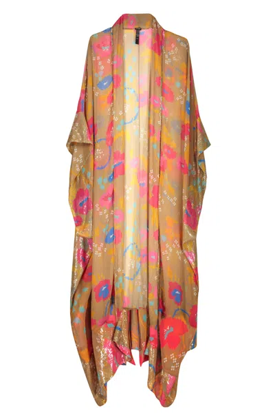 Dsquared2 Printed Kaftan In Beige