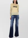 Dsquared2 Logo-printed Long-sleeved Crewneck Top