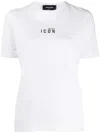 Dsquared2 White Cotton Icon T-shirt In White