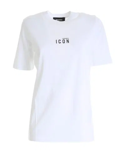 DSQUARED2 DSQUARED2 LOGO PRINTED CREWNECK T-SHIRT