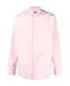 Dsquared2 Logo-print Long-sleeve Shirt In Pink