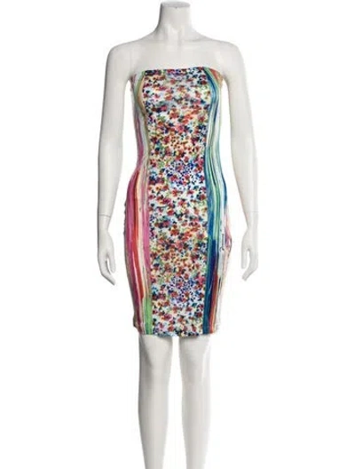 Pre-owned Dsquared2 Printed Mini Dress W/ Tags In Multi