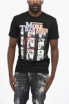 Dsquared2 Printed More Than Ever Crew-neck T-shirt In Black