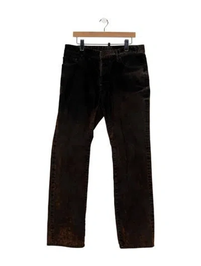 Pre-owned Dsquared2 Printed Pants In Brown