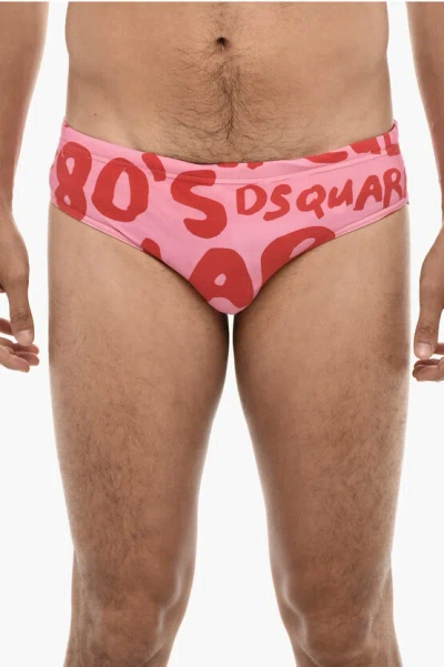 Dsquared2 Printed Slip Swimsuit Grösse 48