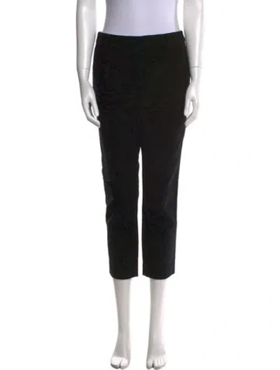 Pre-owned Dsquared2 Printed Straight Leg Pants In Black