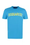 Dsquared2 T-shirt Man T-shirt Sky Blue Size S Cotton