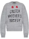 Dsquared2 Printed Sweatshirt In Grau