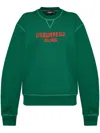 Dsquared2 Printed Sweatshirt In Green
