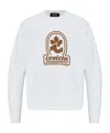Dsquared2 Printed Sweatshirt In White