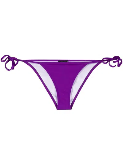 Dsquared2 Printed Swimwear In Purple