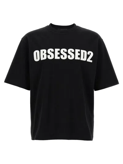 Dsquared2 Printed T-shirt In Black
