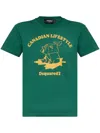 Dsquared2 Printed T-shirt In Grün