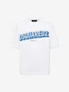 Dsquared2 Graphic Logo Oversized T-shirt In White