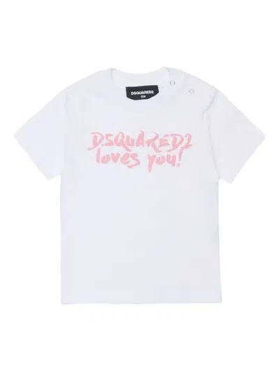 Dsquared2 Babies' Printed T-shirt In White