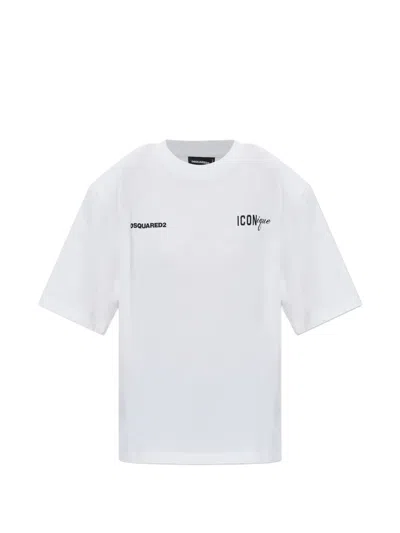 Dsquared2 Printed T-shirt In White