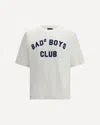 Dsquared2 Men White T-shirt With Logo Print On The Front In Cotton Man In White