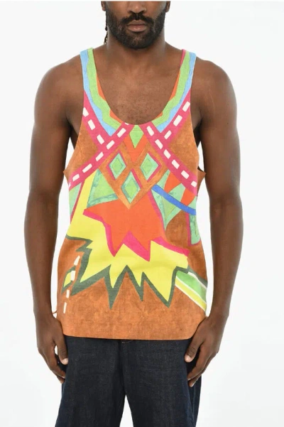 Dsquared2 Printed Tank Top Grösse M In Multi