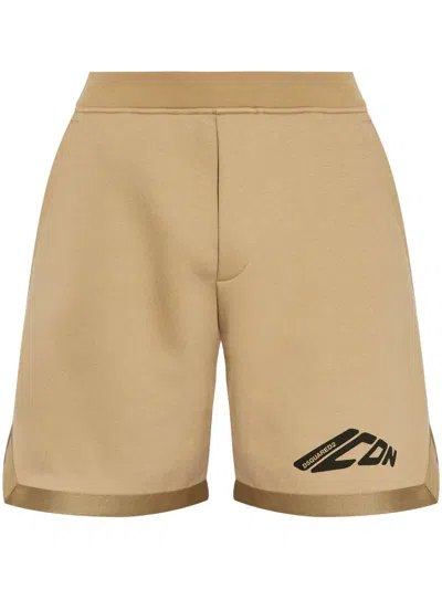 DSQUARED2 PRINTED TRACK SHORTS