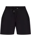 Dsquared2 Printed Track Shorts In Black
