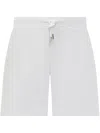Dsquared2 Printed Track Shorts In White