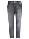 Dsquared2 Skate Jeans Washed-out Effect In Nero