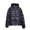 Dsquared2 Puff Kaban Blue Short Down Jacket With Hood And Back Logo