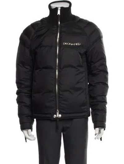 Pre-owned Dsquared2 Puffer Coat In Black