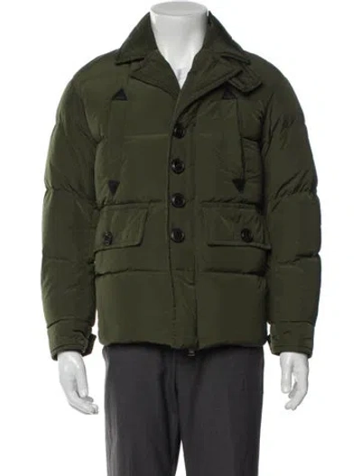 Pre-owned Dsquared2 Puffer Coat In Green