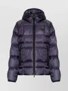 Dsquared2 Quilted Puff Coat With Hood And Relaxed Fit In Grey